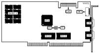 PEAKTRON COMPUTER, INC. [CGA/EGA/Monochrome/VGA/XVGA] PVGA (8-DRAM)